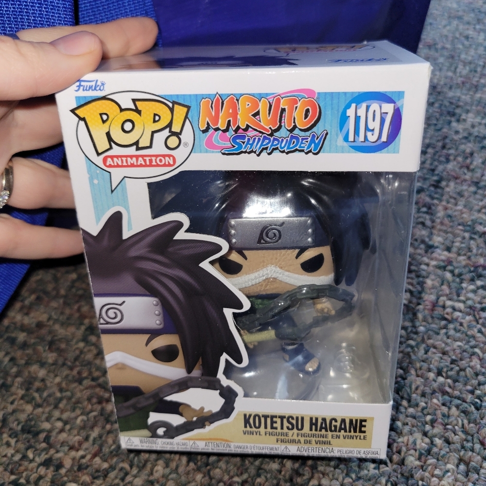 Funko Pop! Animation Naruto Shippuden Kotetsu Hagane #1197 -BOX DAMAGE